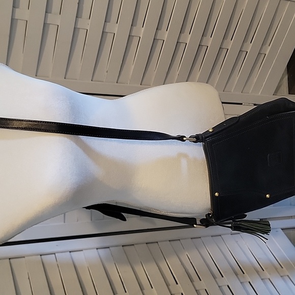 Dooney & Bourke Black Genuine Leather Crossbody Tassle Bag‎ - Picture 12 of 12